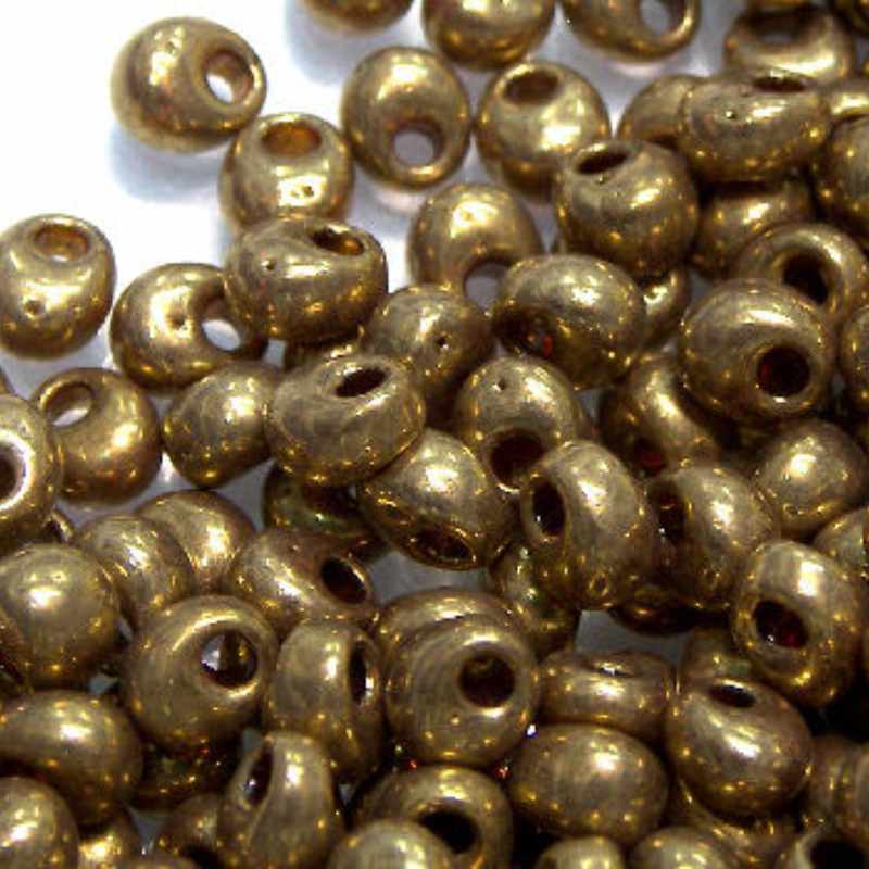 Miyuki Magatama 4mm - 5 gr. - Color: Metallic Light Bronze - - Crystaldreams Abalorios