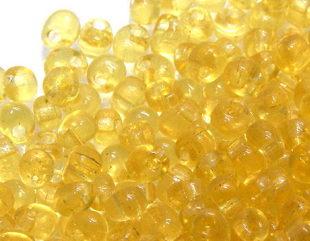 Miyuki Magatama 4mm - 5 gr. - Color: Transparent Light Topaz - - Crystaldreams Abalorios