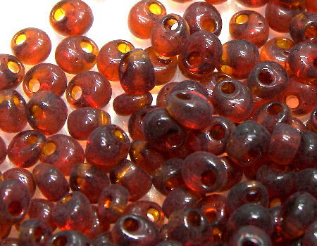 Miyuki Magatama 4mm - 5 gr. - Color: Trasparent Dk. Topaz - - Crystaldreams Abalorios