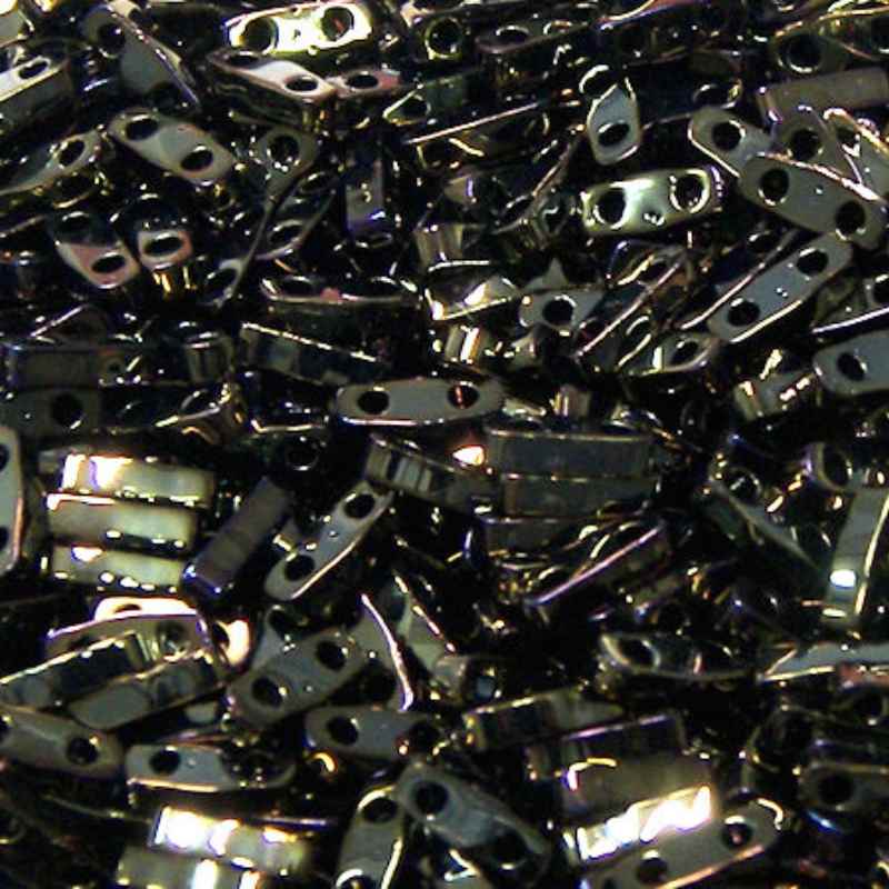 Miyuki Quarter-Tila - 5x1,2x1,9mm - 1 gr. - Brown Iris - - Crystaldreams Abalorios