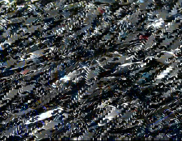 Miyuki Quarter-Tila - 5x1,2x1,9mm - 1 gr. - Met Light Gunmetal - - Crystaldreams Abalorios