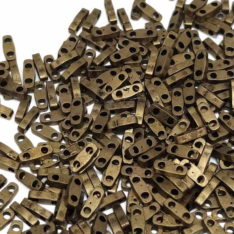 Miyuki Quarter-Tila - 5x1,2x1,9mm - 1 gr. - Metallic Dark Bronze - - Crystaldreams Abalorios