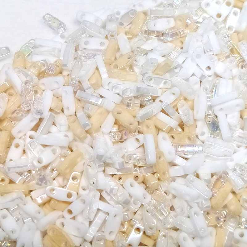 Miyuki Quarter-Tila - 5x1,2x1,9mm - 1 gr. - Mix Blushing Bride - - Crystaldreams Abalorios