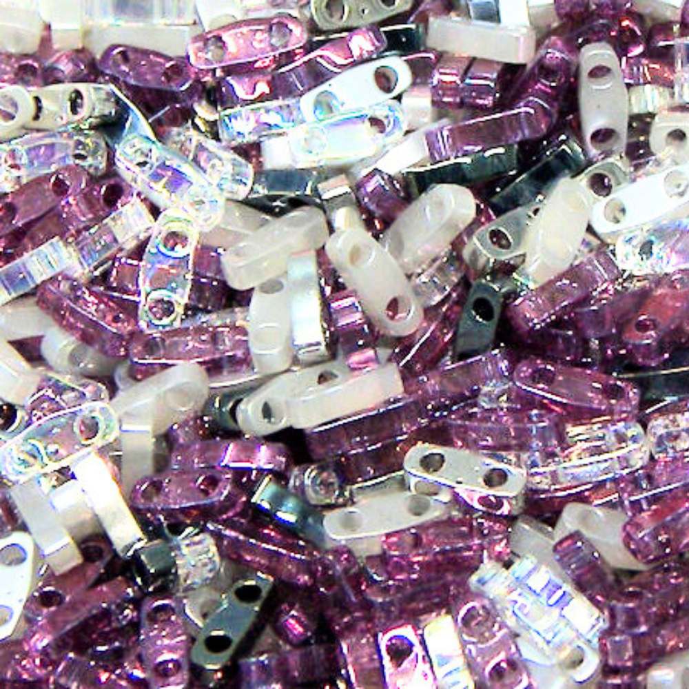 Miyuki Quarter-Tila - 5x1,2x1,9mm - 1 gr. - Mix Purple Rain - - Crystaldreams Abalorios