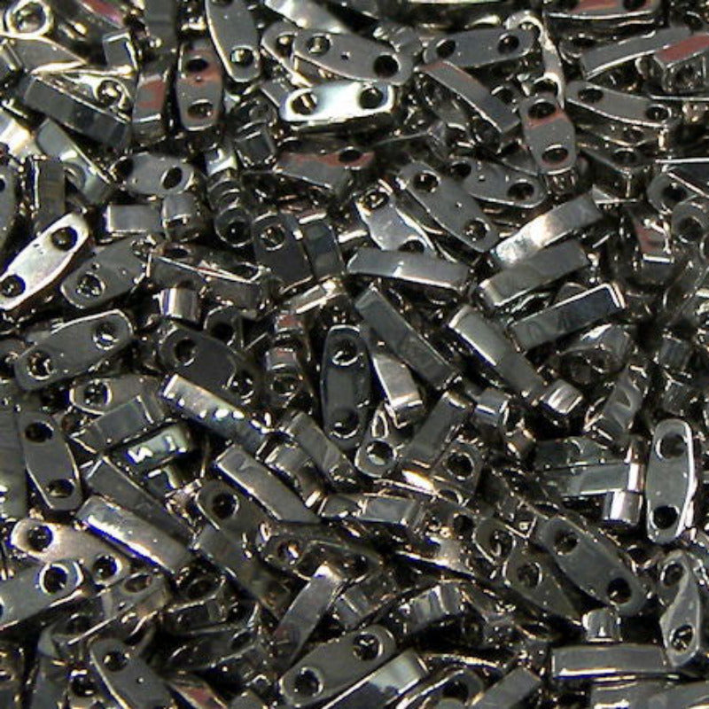 Miyuki Quarter-Tila - 5x1,2x1,9mm - 1 gr. - Nickel Plated - - Crystaldreams Abalorios