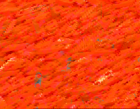 Miyuki Quarter-Tila - 5x1,2x1,9mm - 1 gr. - Opaque Orange - - Crystaldreams Abalorios