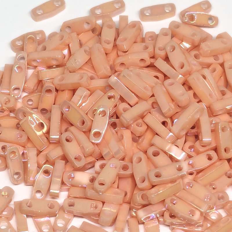 Miyuki Quarter-Tila 5x1,2x1,9mm 1gr. Opaque Luster Tea Rose 596 - - Crystaldreams Abalorios