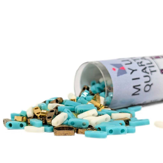 Miyuki Quarter-Tila Mix212 Cleopatra Mix – Tubo 7,2 gramos -