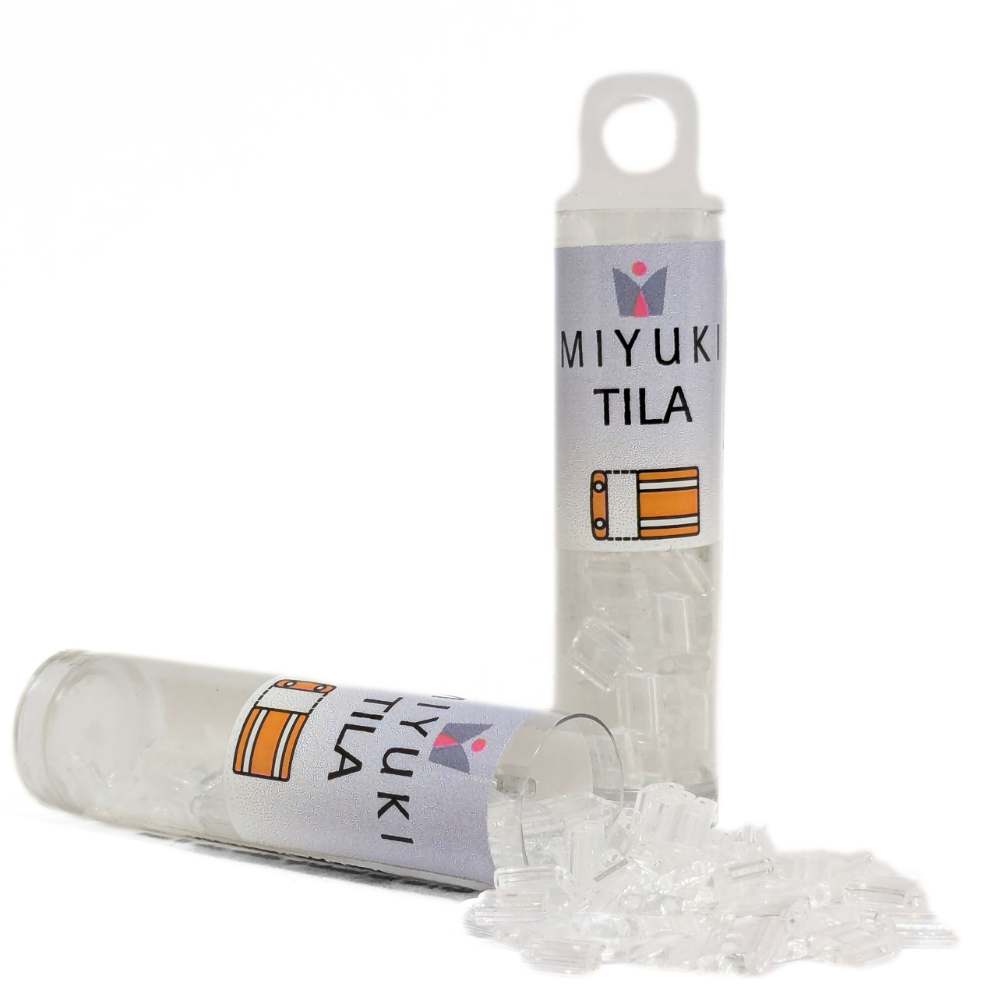 Miyuki Tila 131 - Transparent Crystal - Tubo 7,2gr. -