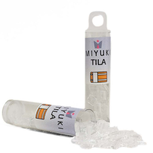 Miyuki Tila 131 - Transparent Crystal - Tubo 7,2gr. -