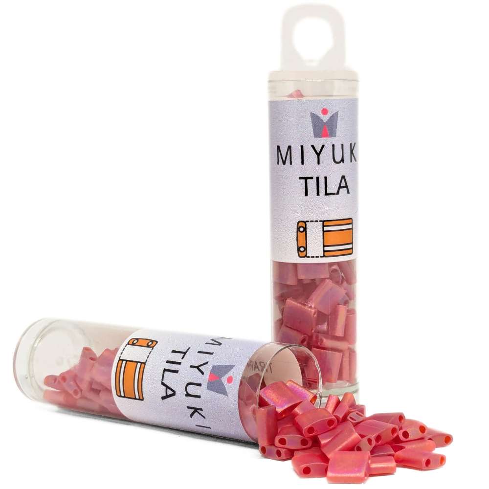 Miyuki Tila 140FR - Matte Transparent Orange AB - Tubo 7,2gr. -