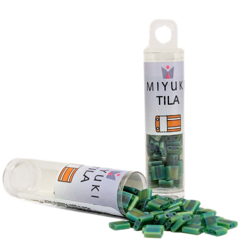 Miyuki Tila 146FR - Matte Transparent Green AB - Tubo 7,2gr. -