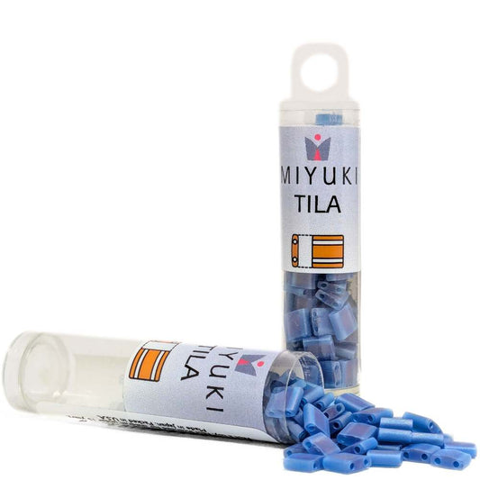 Miyuki Tila 149FR - Matte Transparent Capri Blue AB - Tubo 7,2gr. -