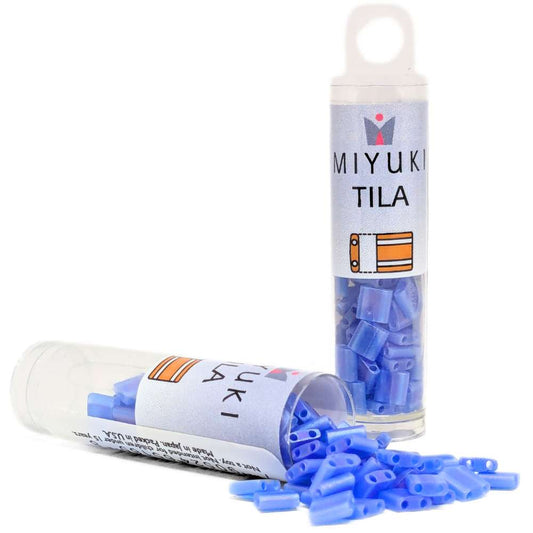 Miyuki Tila 150FR - Matte Transparent Sapphire Blue - Tubo 7,2gr. -