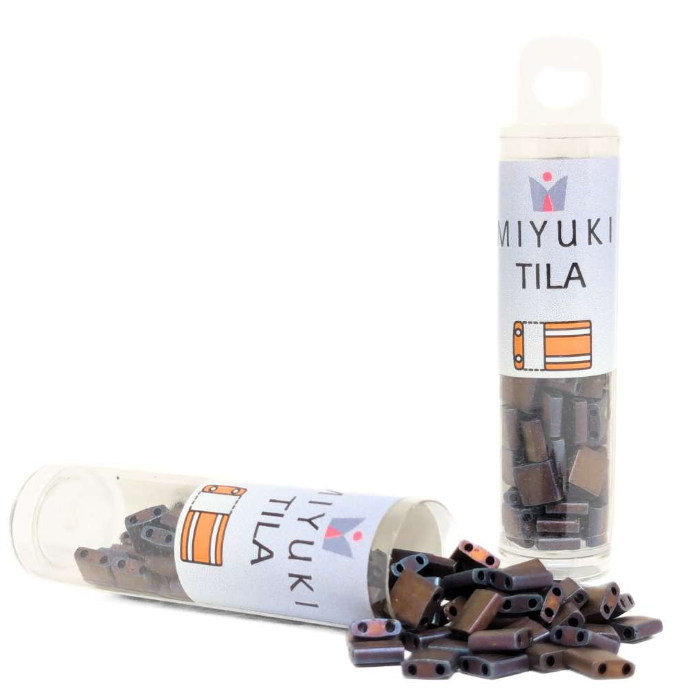 Miyuki Tila 2005 - Matte Metallic Dark Raspberry Iris - Tubo 7,2gr. -