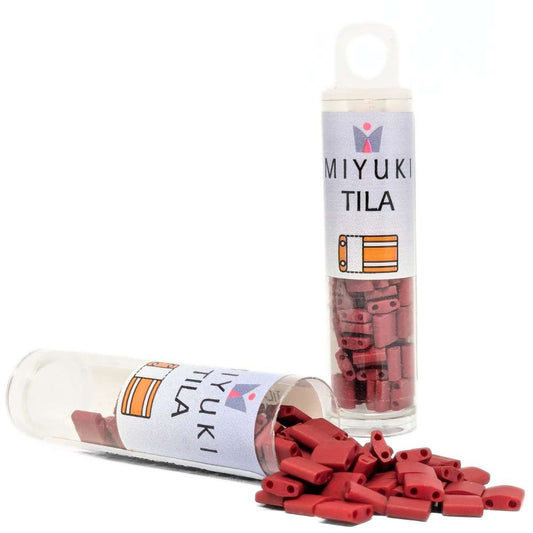 Miyuki Tila 2040 - Matte Metallic Dark Maroon - Tubo 7,2gr. -