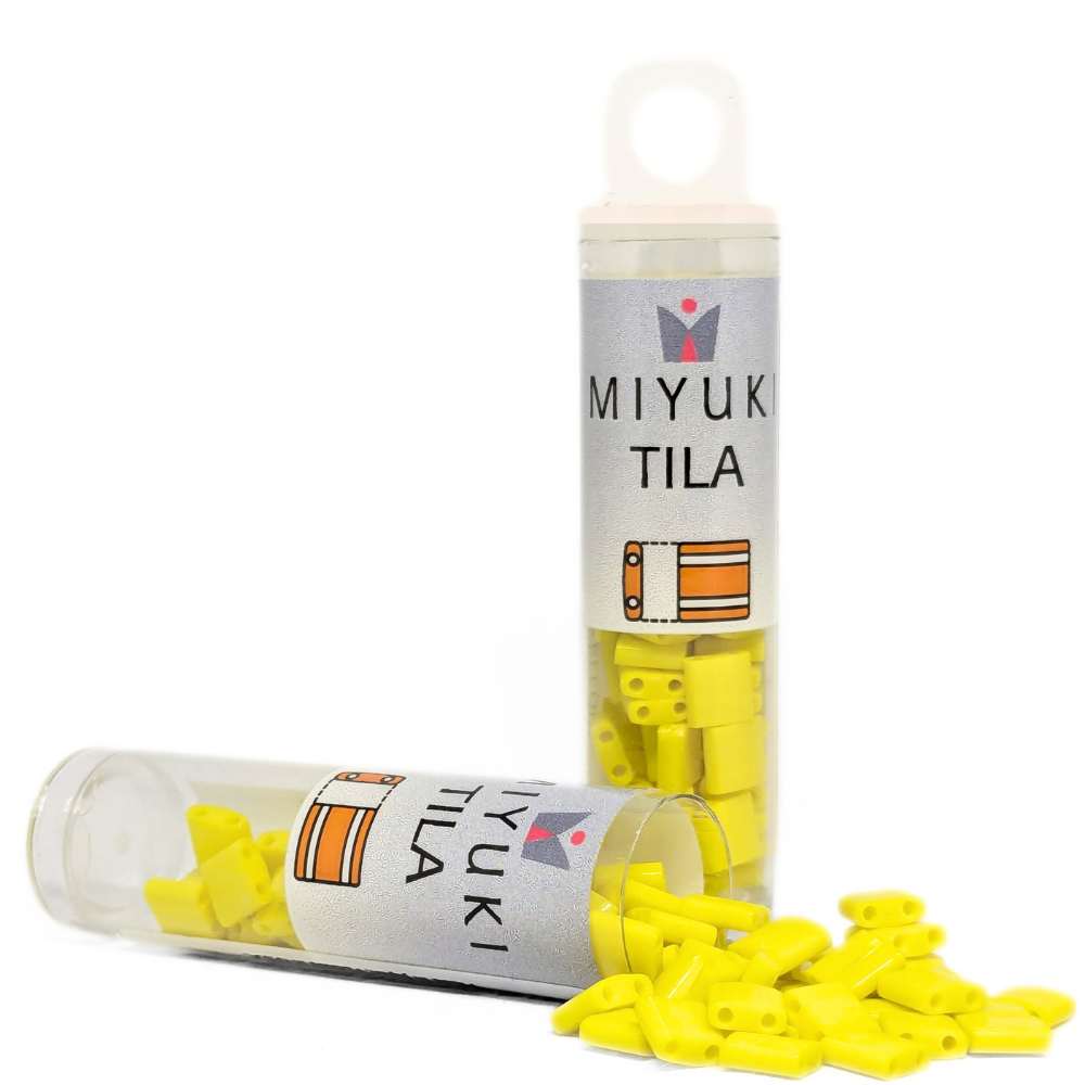 Miyuki Tila 404 - Opaque Yellow - Tubo 7,2gr. -