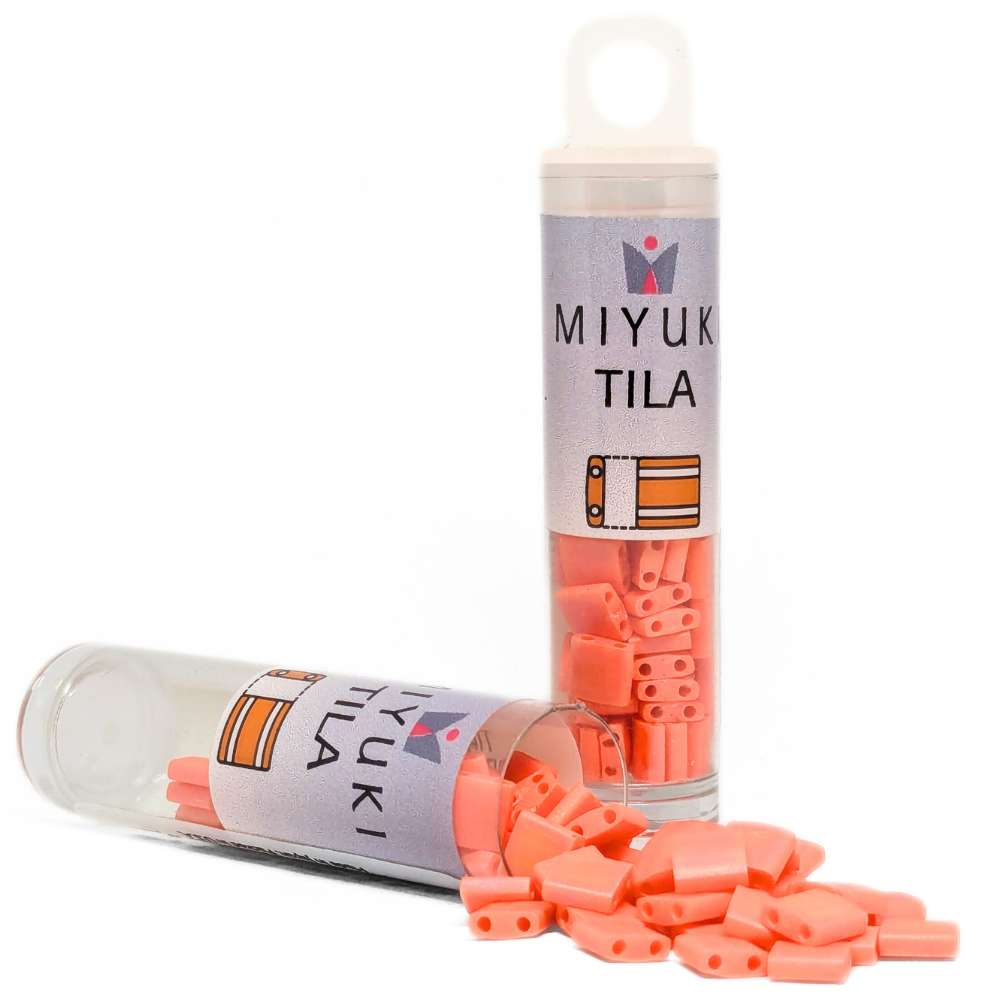 Miyuki Tila 406FR - Matte Opaque Orange AB - Tubo 7,2gr. -