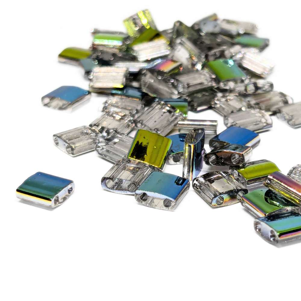 Miyuki Tila 4552 5mm pack 2 gr. - Crystal Vitrail -