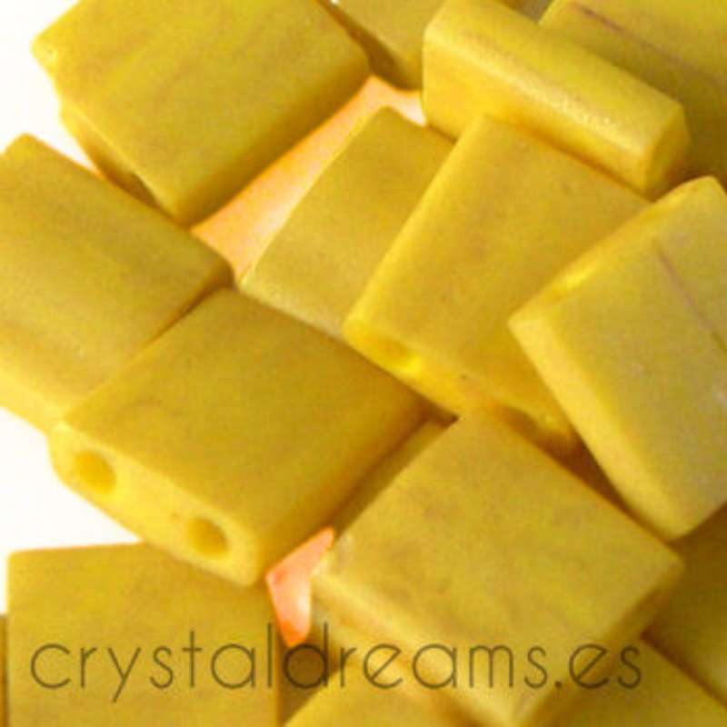 Miyuki Tila 5mm - pack de 2 gr. - Matte Opaque Canary - - Crystaldreams Abalorios
