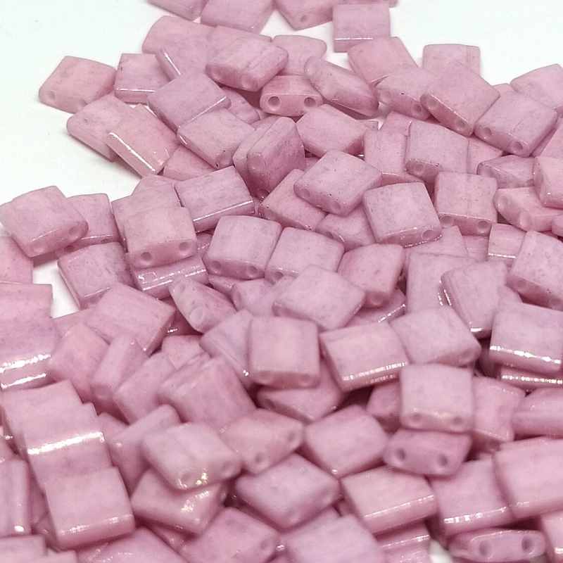 Miyuki Tila 5mm - pack de 2 gr. - Opaque Antique Rose Luster - - Crystaldreams Abalorios