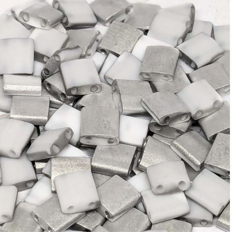 Miyuki Tila 5mm pack de 2 gr. - Czech Coating Matte Labrador - - Crystaldreams Abalorios