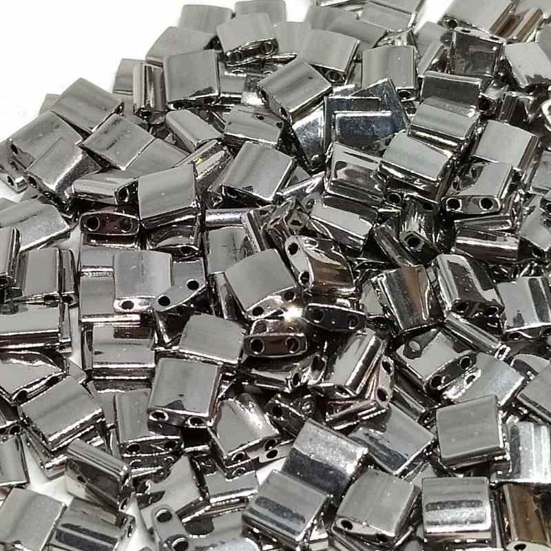 Miyuki Tila 5mm pack de 2 gr. - Palladium Plated - - Crystaldreams Abalorios