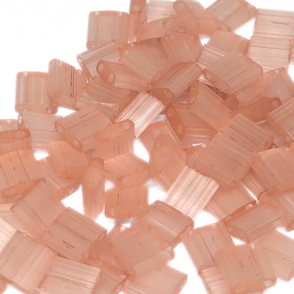 Miyuki Tila 5mm pack de 2 gr. - Silk Pale Coral - - Crystaldreams Abalorios