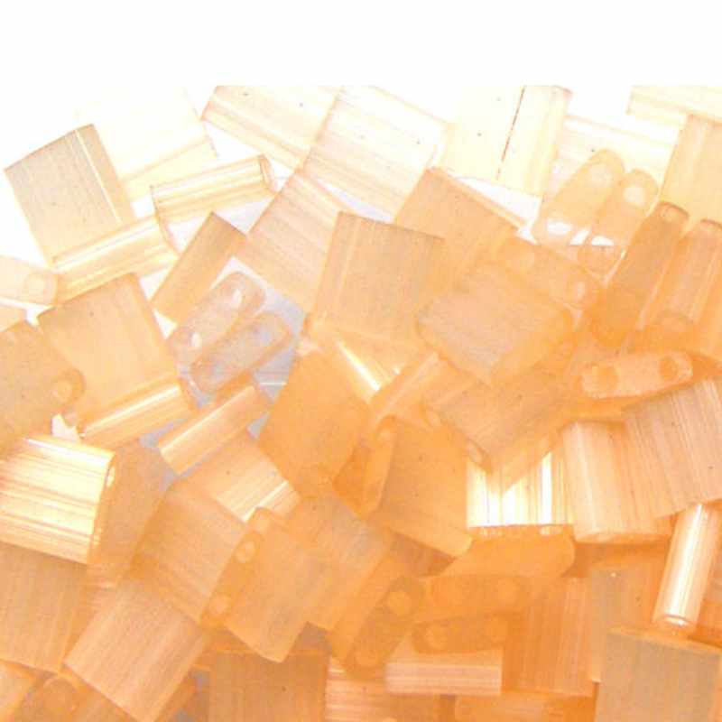 Miyuki Tila 5mm pack de 2 gr. - Silk Pale Light Coral - - Crystaldreams Abalorios