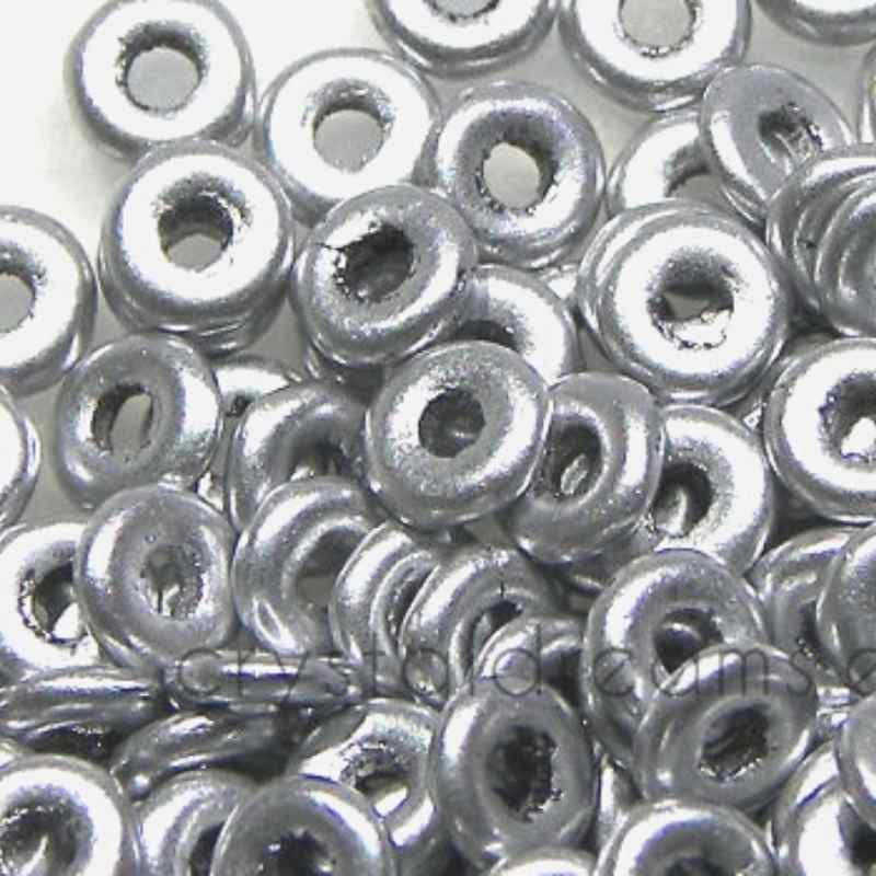 O-Beads - paquete de 1gr. - Color: Aluminium Silver - - Crystaldreams Abalorios