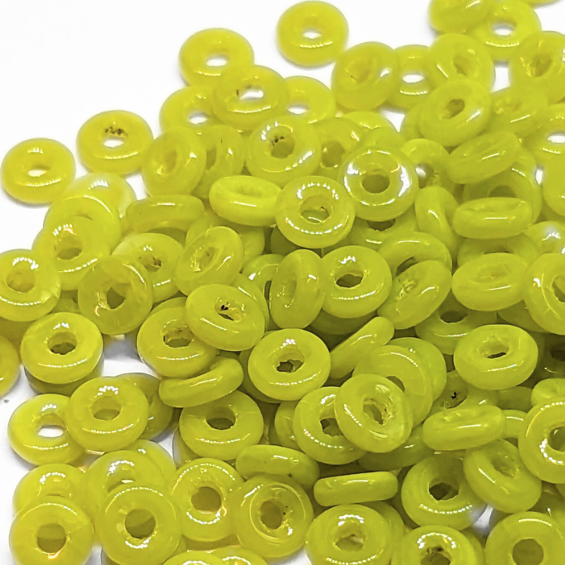 O-Beads - paquete de 1gr. - Color: Chartreuse - - Crystaldreams Abalorios