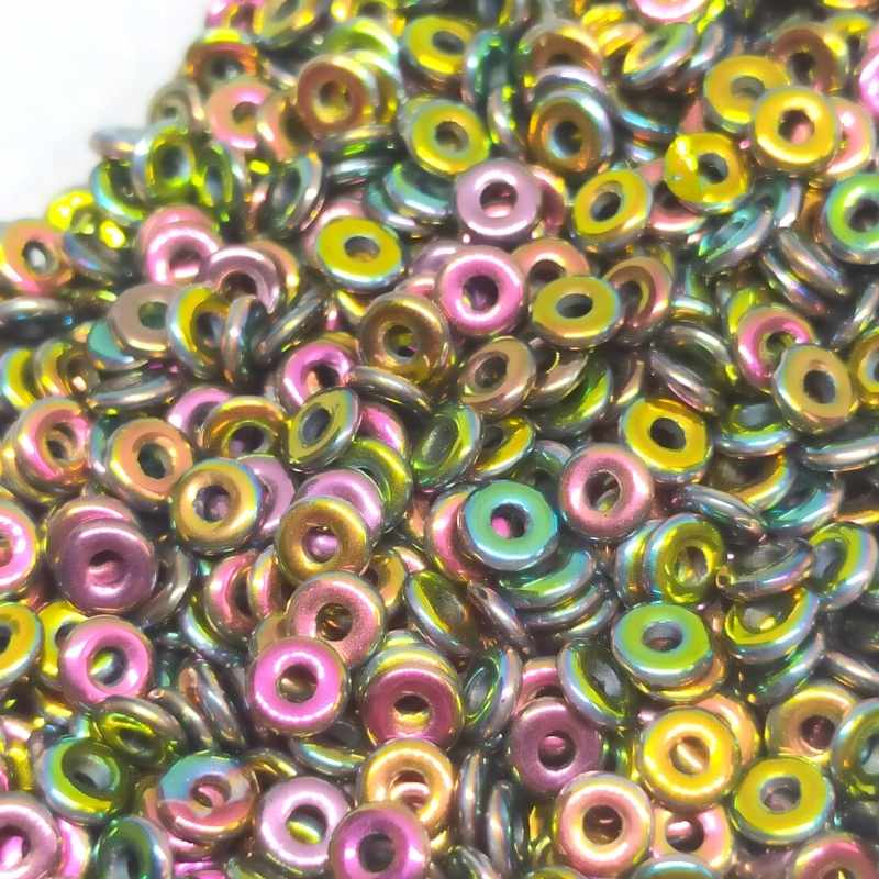 O-Beads - paquete de 1gr. - Color: Jet Full Vitrail - - Crystaldreams Abalorios