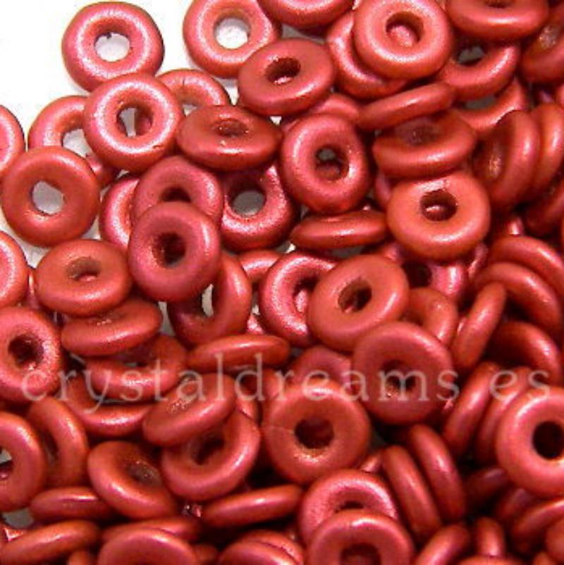 O-Beads - paquete de 1gr. - Color: Lava Red - - Crystaldreams Abalorios