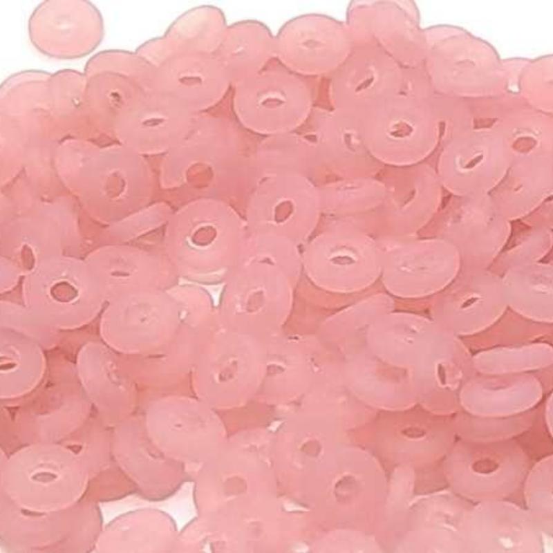 O-Beads - paquete de 1gr. - Color: Matte Opal Pink - - Crystaldreams Abalorios