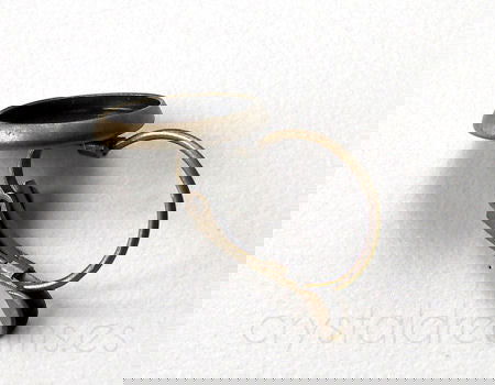 Pendientes Gancho Cerrado x 2 Pcs. 25x14mm Base:12mm - Bronze - - Crystaldreams Abalorios