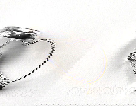 Pendientes Gancho Cerrado x 2 Pcs. 25x14mm Base:14mm - Silver - - Crystaldreams Abalorios