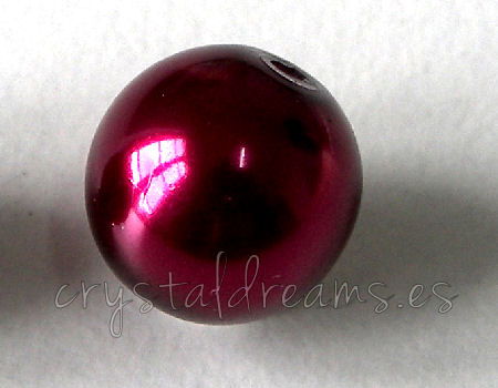 Perlas de Vidrio 10mm - Bordeaux - - Crystaldreams Abalorios