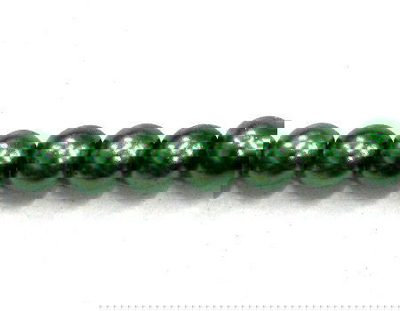 Perlas de Vidrio 4mm - Agujero: 0,5mm - Dark Green - - Crystaldreams Abalorios