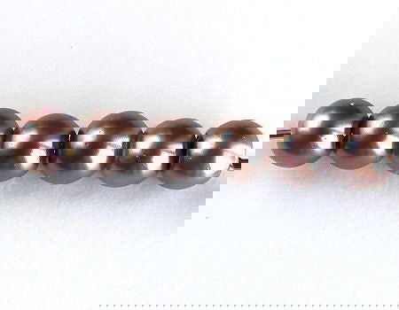 Perlas de Vidrio 6mm - Agujero: 0,5mm - Bronze - - Crystaldreams Abalorios