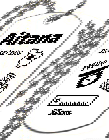 Personaliza tu collar acero inoxidable 43x24mm Nacimiento M4 - - Crystaldreams Abalorios