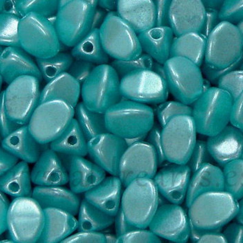 Pinch Beads 5mm - 25 Piezas - Color: Pastel Aqua - - Crystaldreams Abalorios