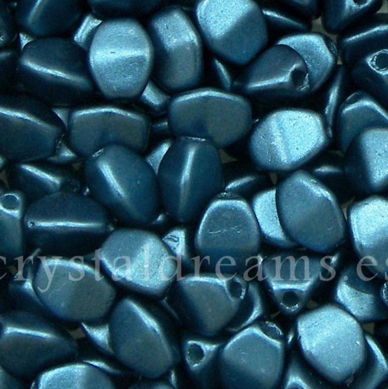 Pinch Beads 5mm - 25 Piezas - Color: Pastel Petrol - - Crystaldreams Abalorios
