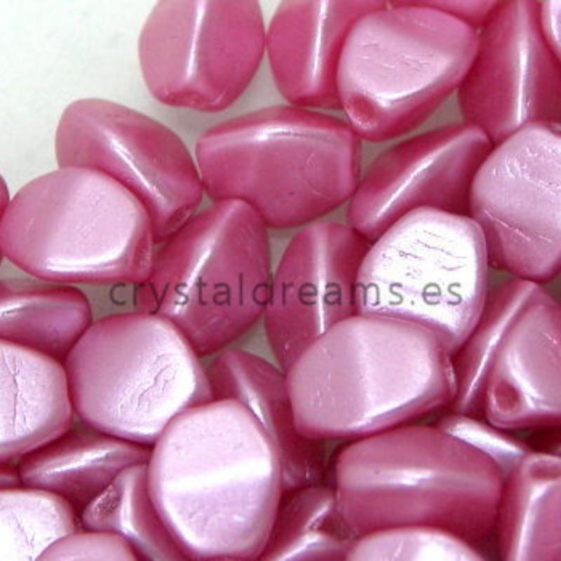 Pinch Beads 5mm - 25 Piezas - Color: Pastel Red Light - - Crystaldreams Abalorios