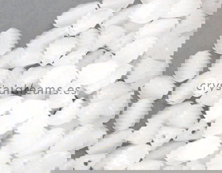 Pinch Beads 5mm - 25 Piezas - Color: White -  - Crystaldreams Abalorios