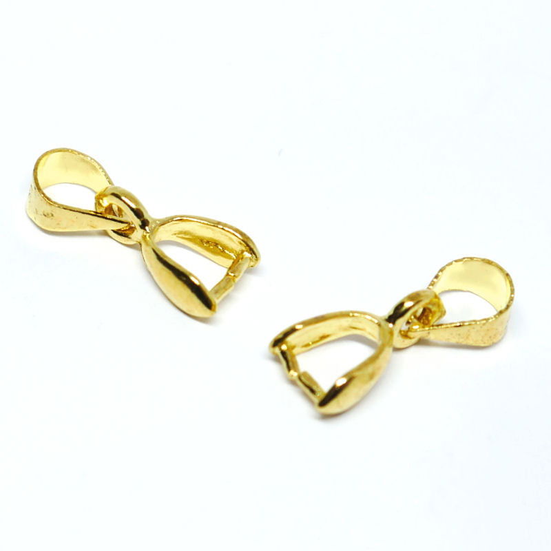 Pincho de latón para Cuentas Dorado 13mm Anilla: 3mm - - Crystaldreams Abalorios