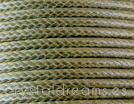 Poliester Encerado 2,5mm - OLIVINE - - Crystaldreams Abalorios