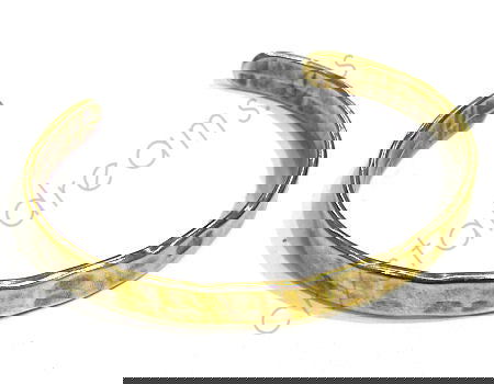 Pulsera Zamak regulable 55-65mm - Bronze 7mm. de ancho - - Crystaldreams Abalorios