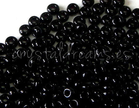 Rocalla Checa 16/0 - 1 gr. - Jet - - Crystaldreams Abalorios