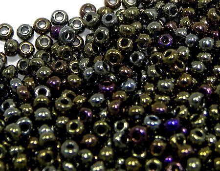 Rocalla Preciosa® 9/0 - Brown Iris - 10 gr. - - Crystaldreams Abalorios