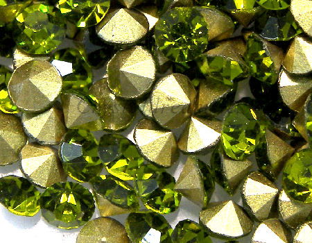 SS10 Strass Rhinestone - Olivine - col.008 - - Crystaldreams Abalorios